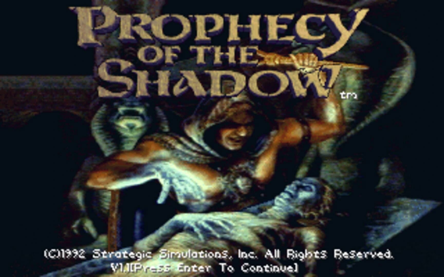 Prophecy of the Shadow screenshot 1