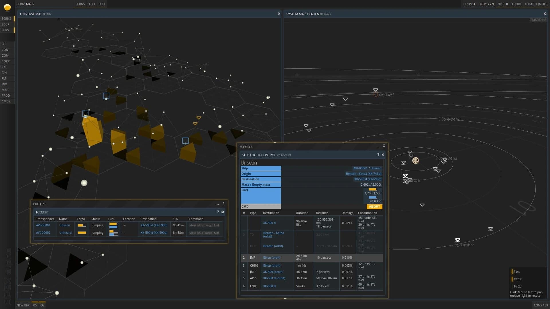 Prosperous Universe screenshot 3