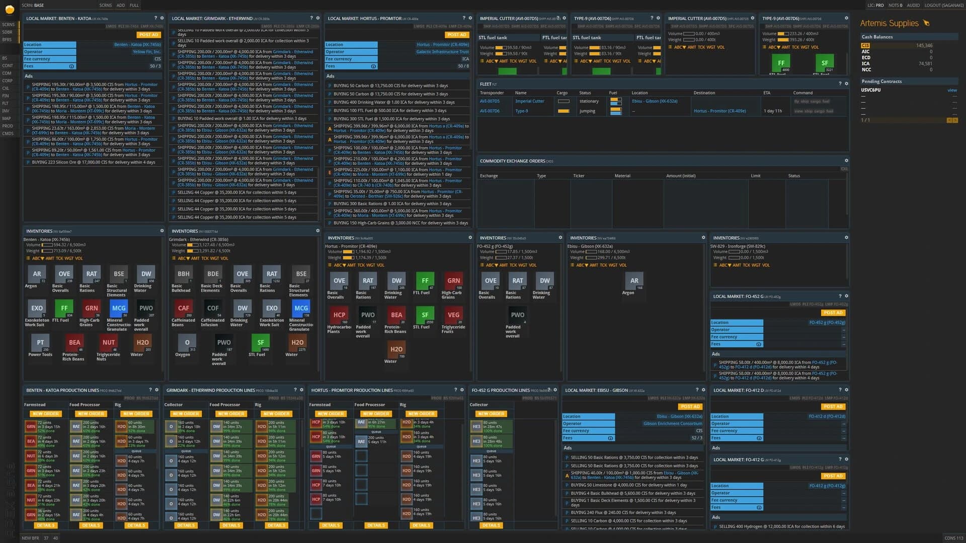 Prosperous Universe screenshot 1