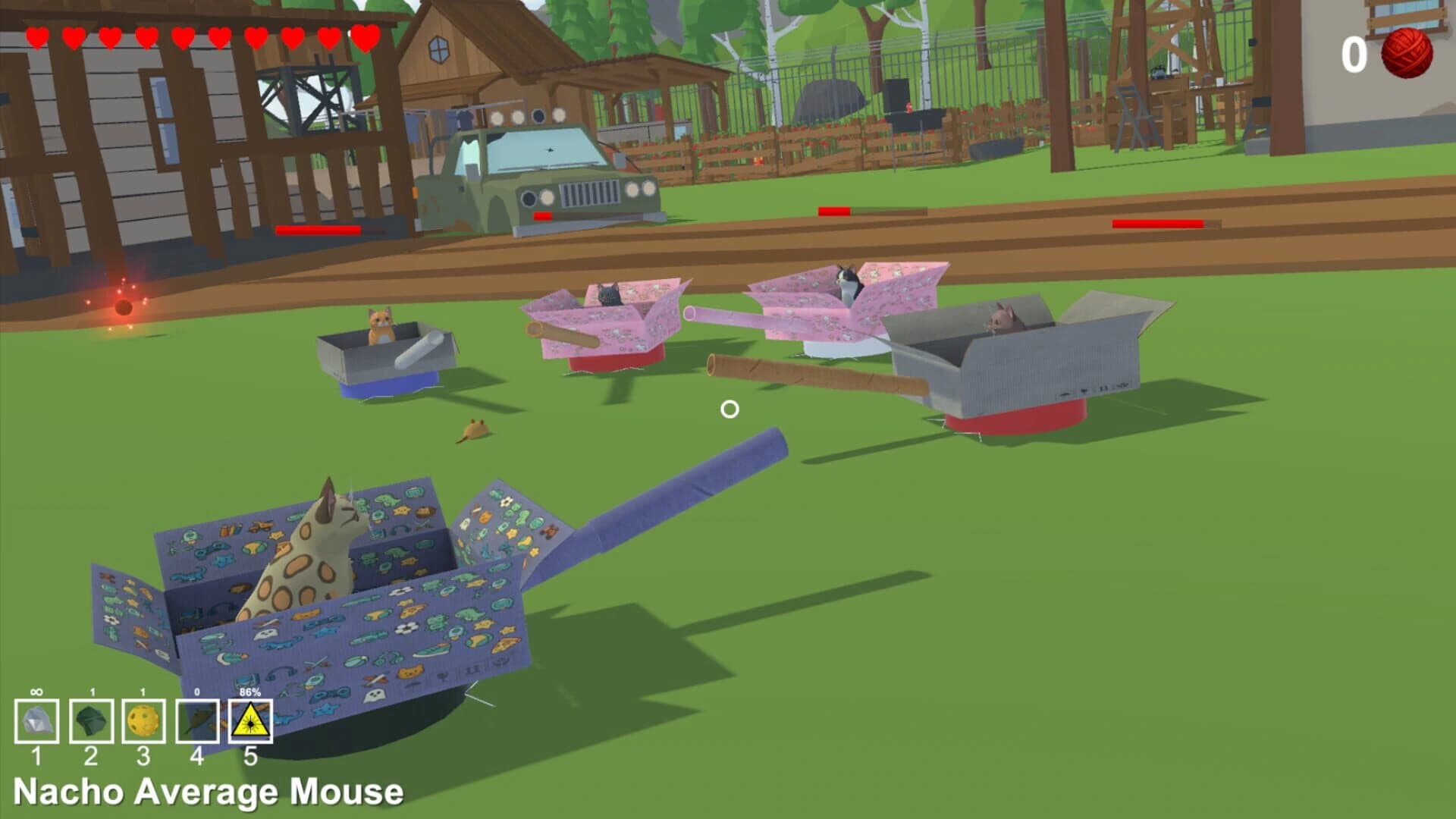 Purrfect Tanks: The Yarnpocalypse screenshot 2