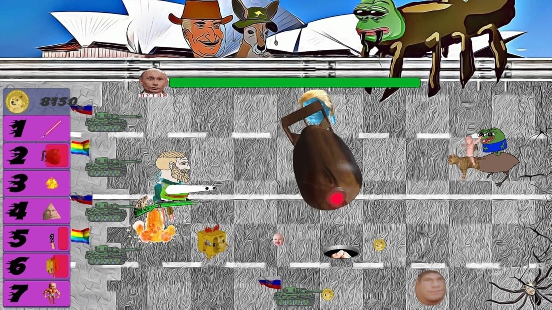 Putin Vs. Zombies screenshot 1
