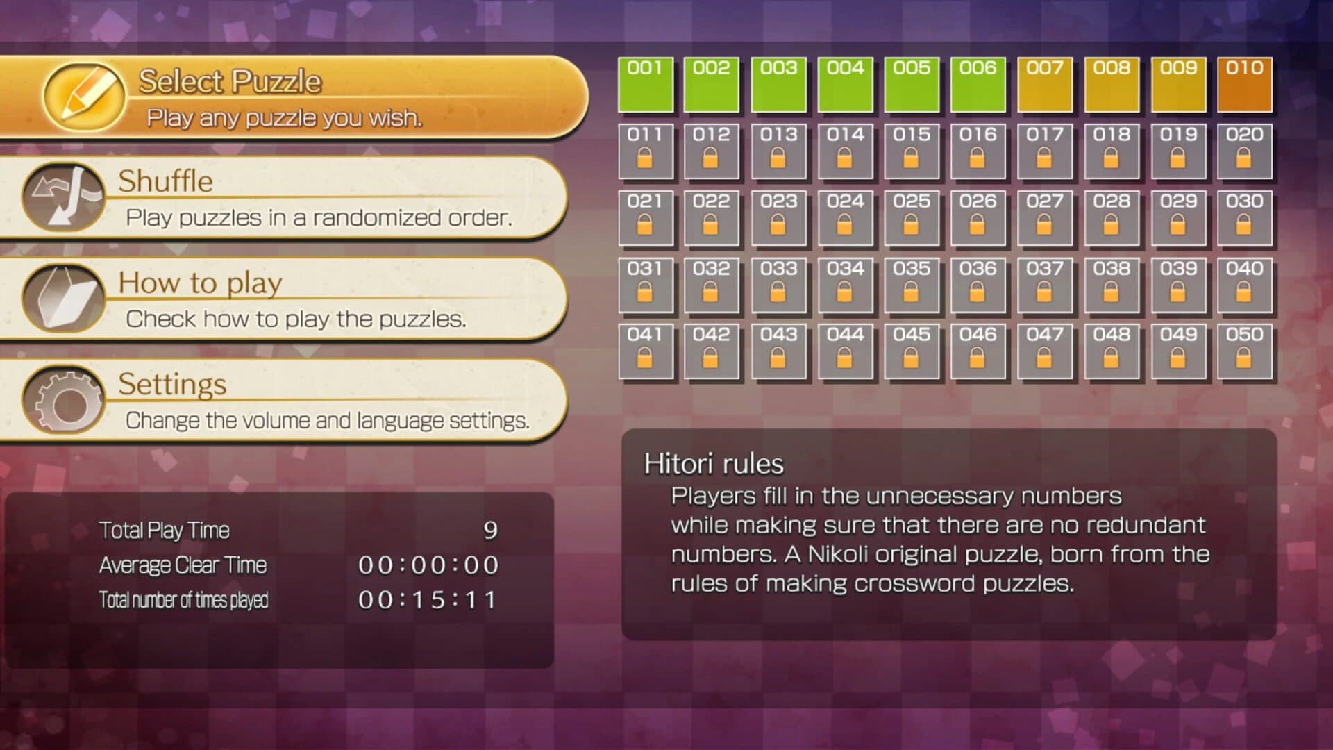 Puzzle by Nikoli S Hitori screenshot 5