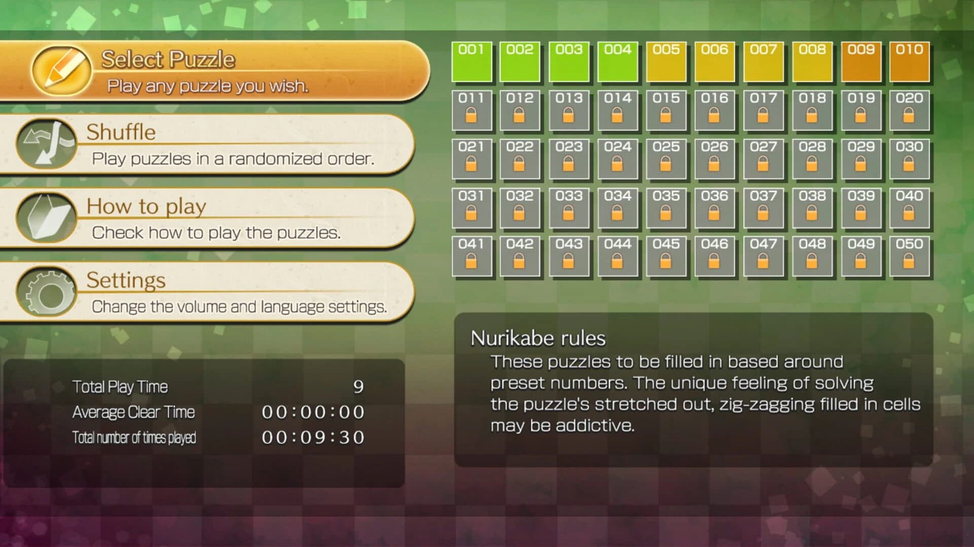Puzzle by Nikoli S: Nurikabe screenshot 5