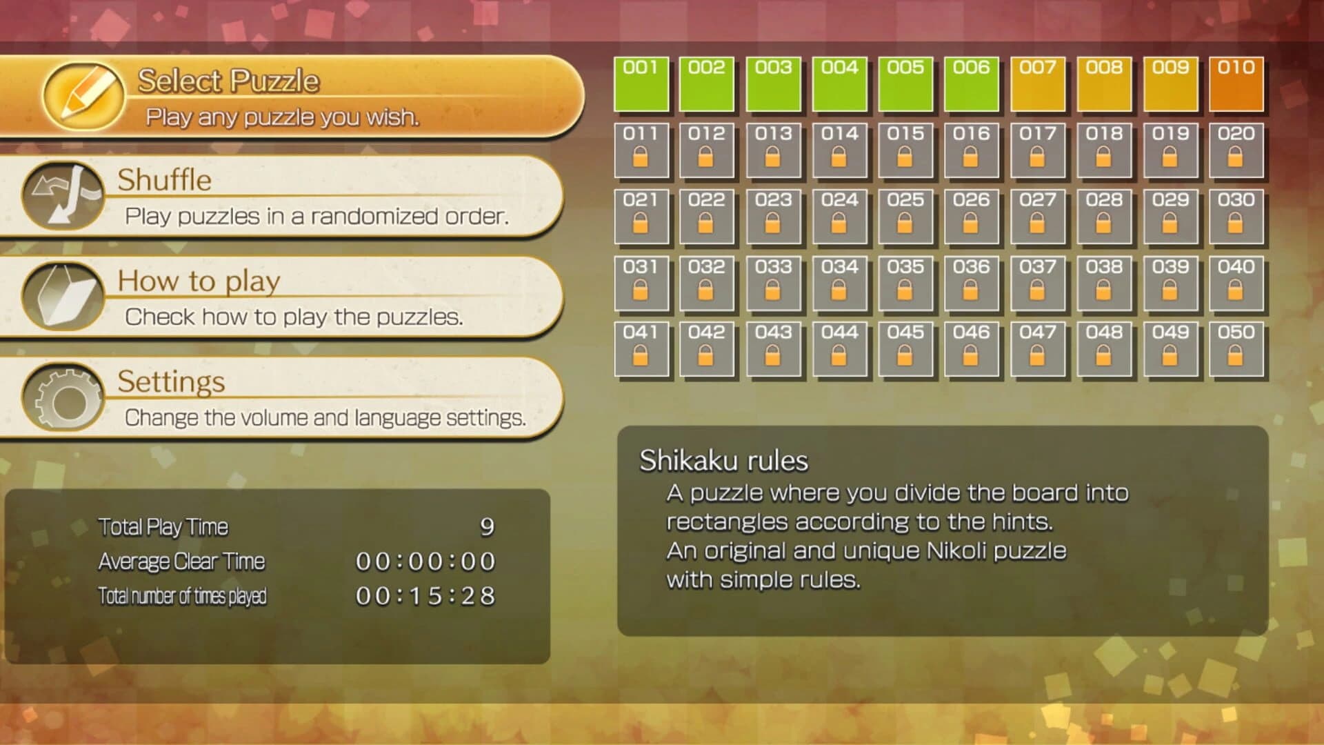 Puzzle by Nikoli S: Shikaku screenshot 5