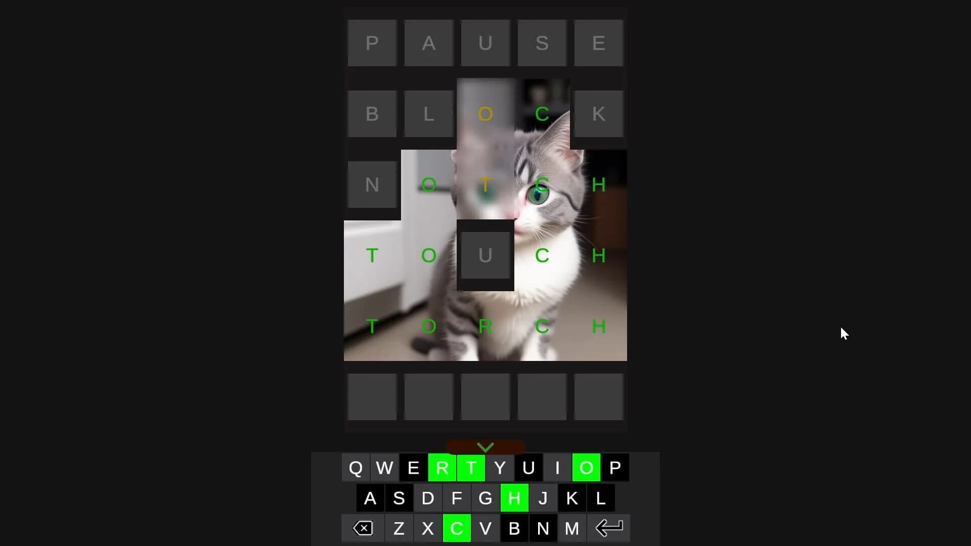 Pwordle screenshot 3