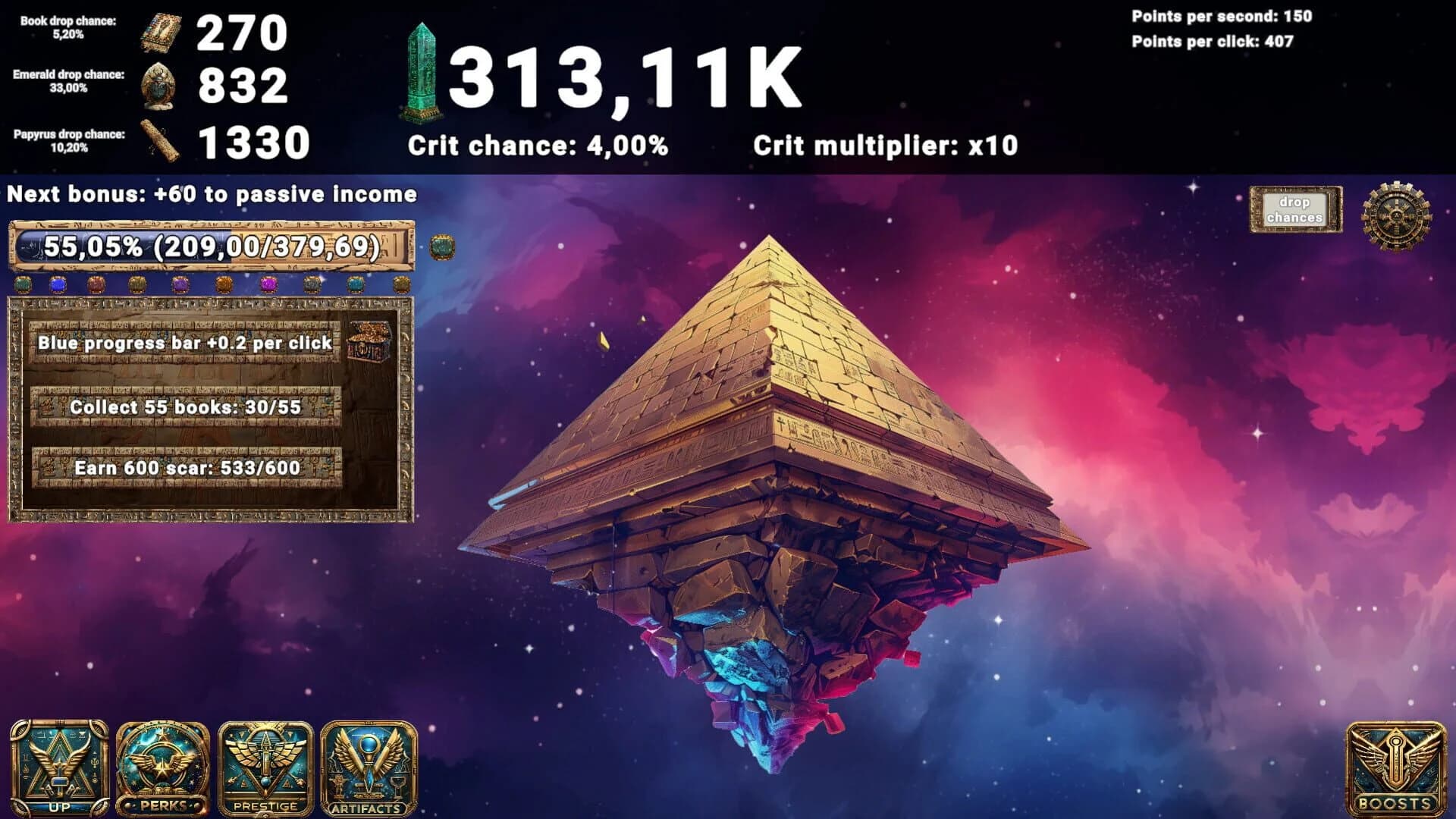 Pyramid Clicker screenshot 3