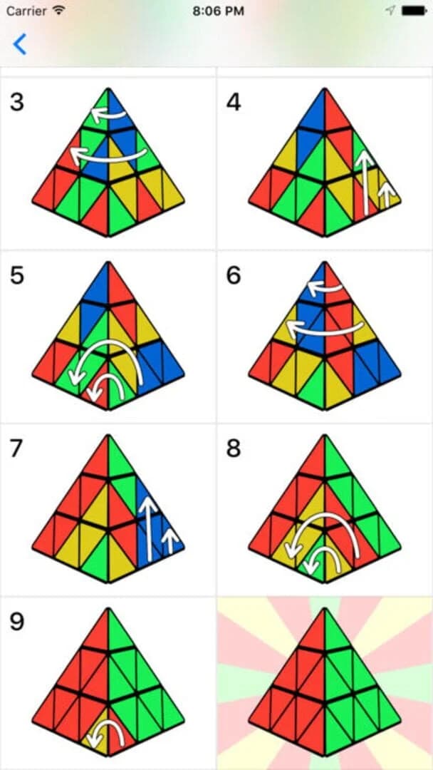 Pyraminx Solver screenshot 3