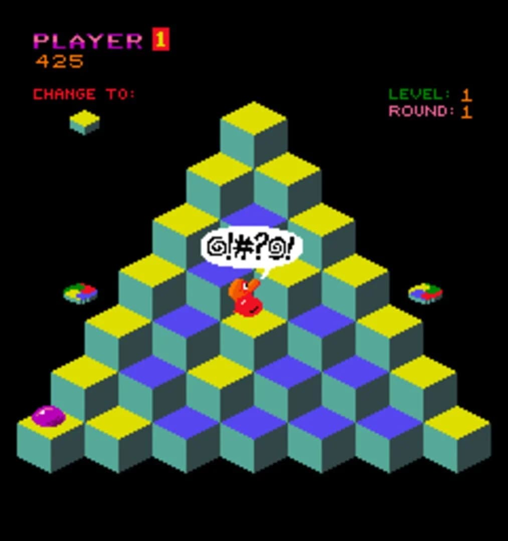 Q*bert screenshot 3