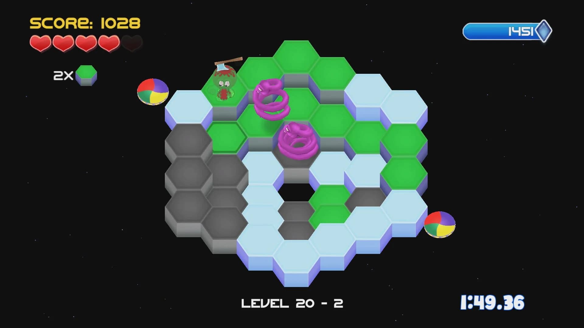 Q*bert Rebooted: The Xbox One @!#?@! Edition screenshot 2