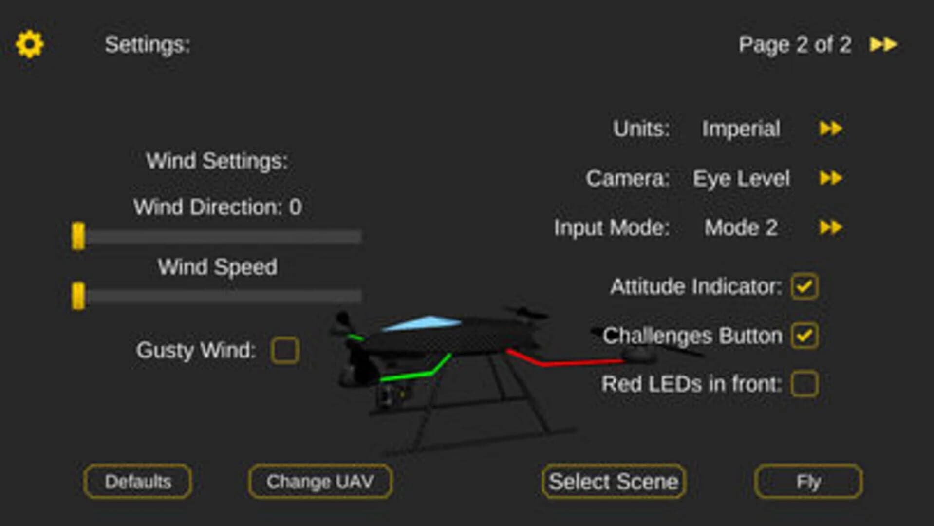 QuadcopterFx Simulator screenshot 2