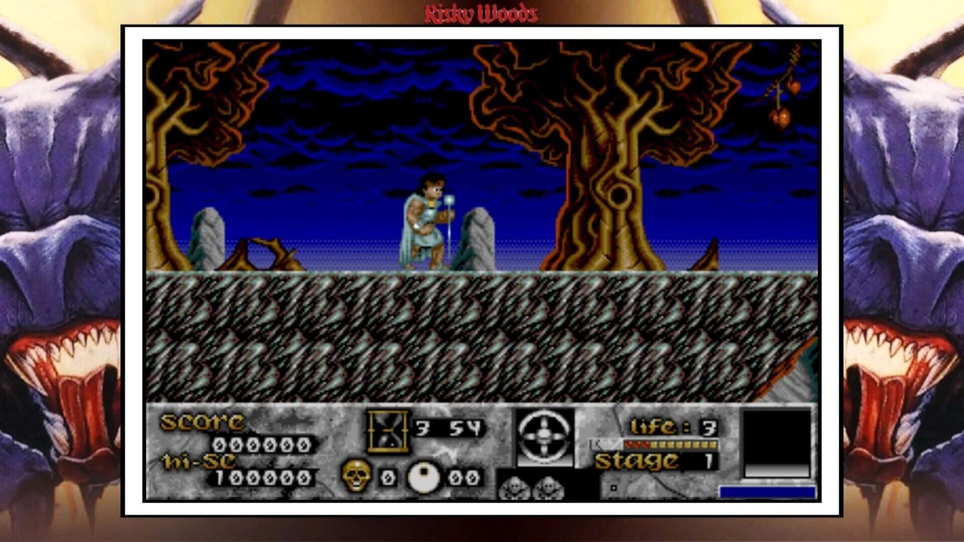 QUByte Classics: Risky Woods screenshot 2