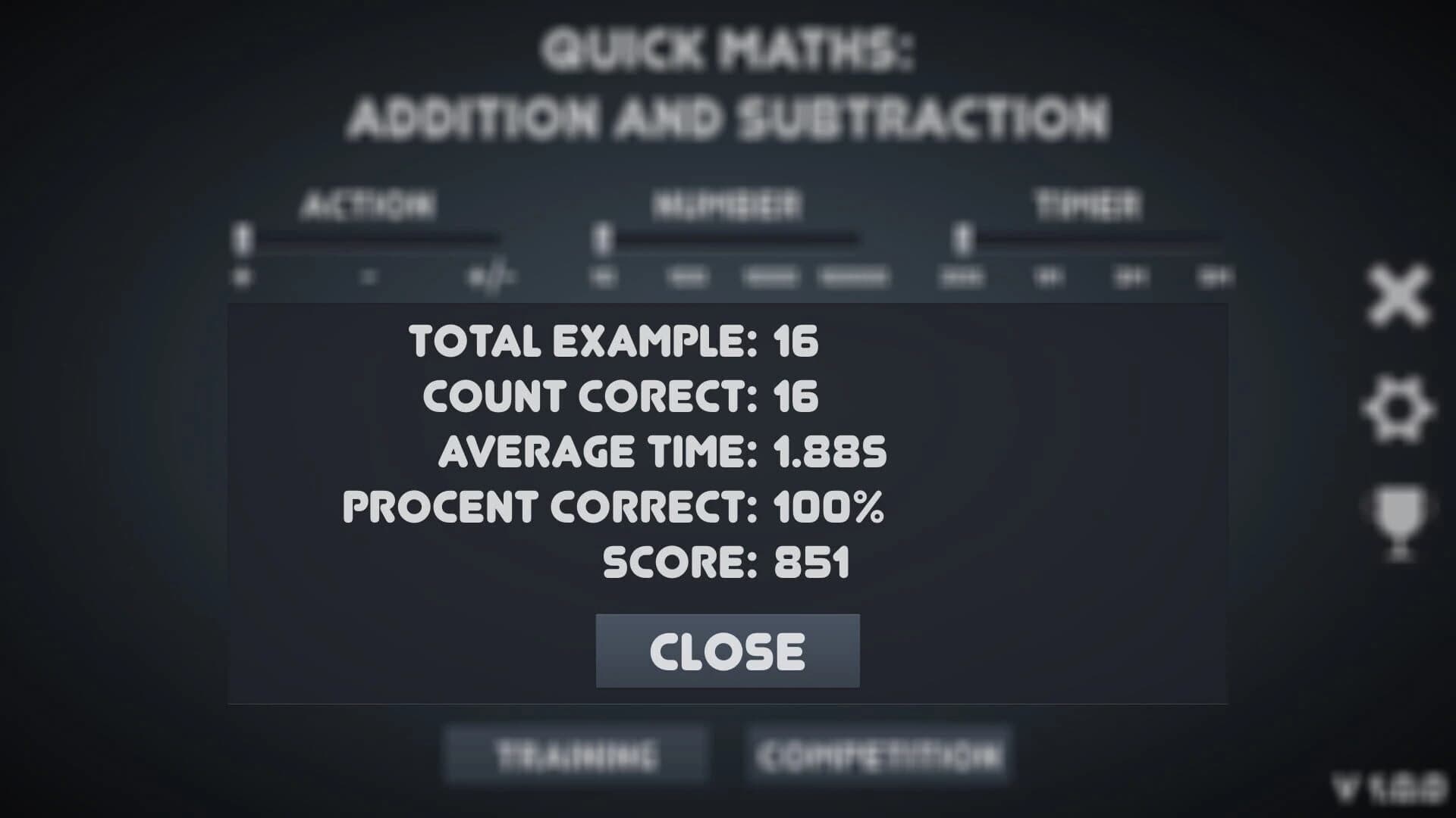 Quick Maths: addition and subtraction screenshot 3