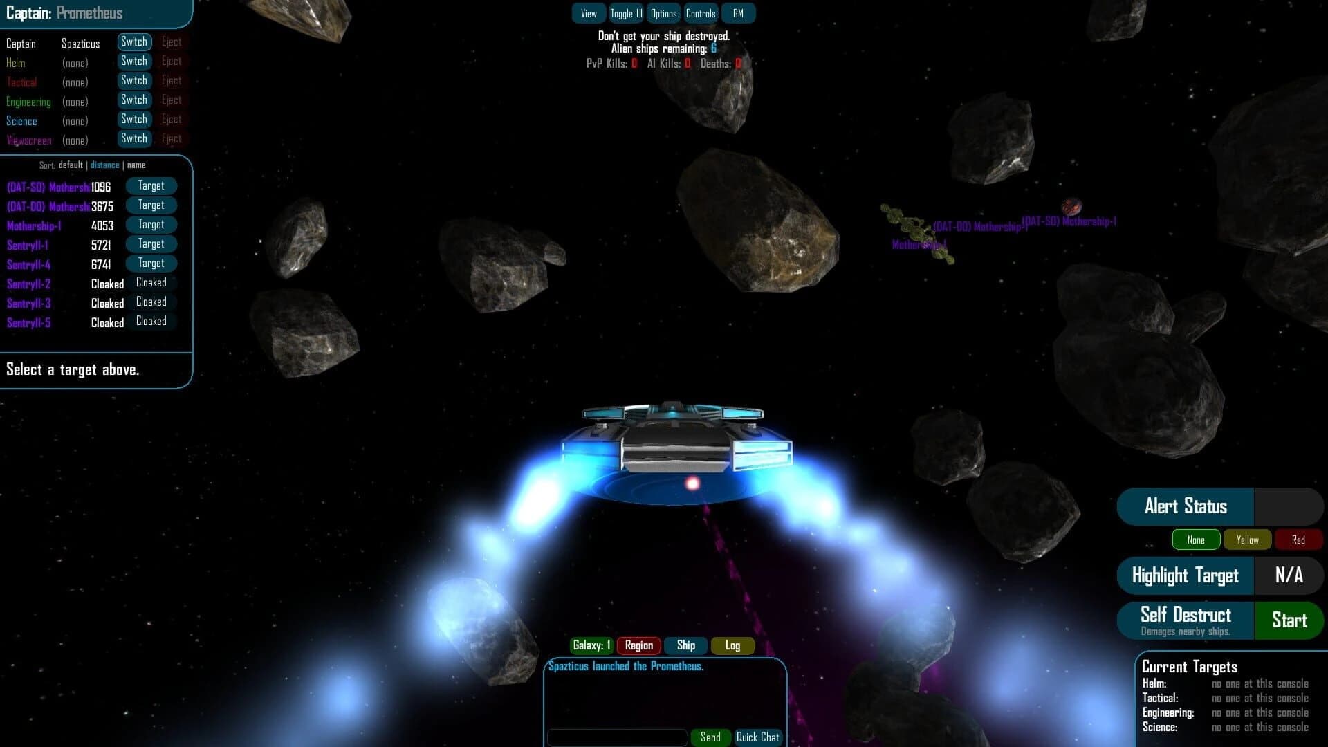 Quintet screenshot 2