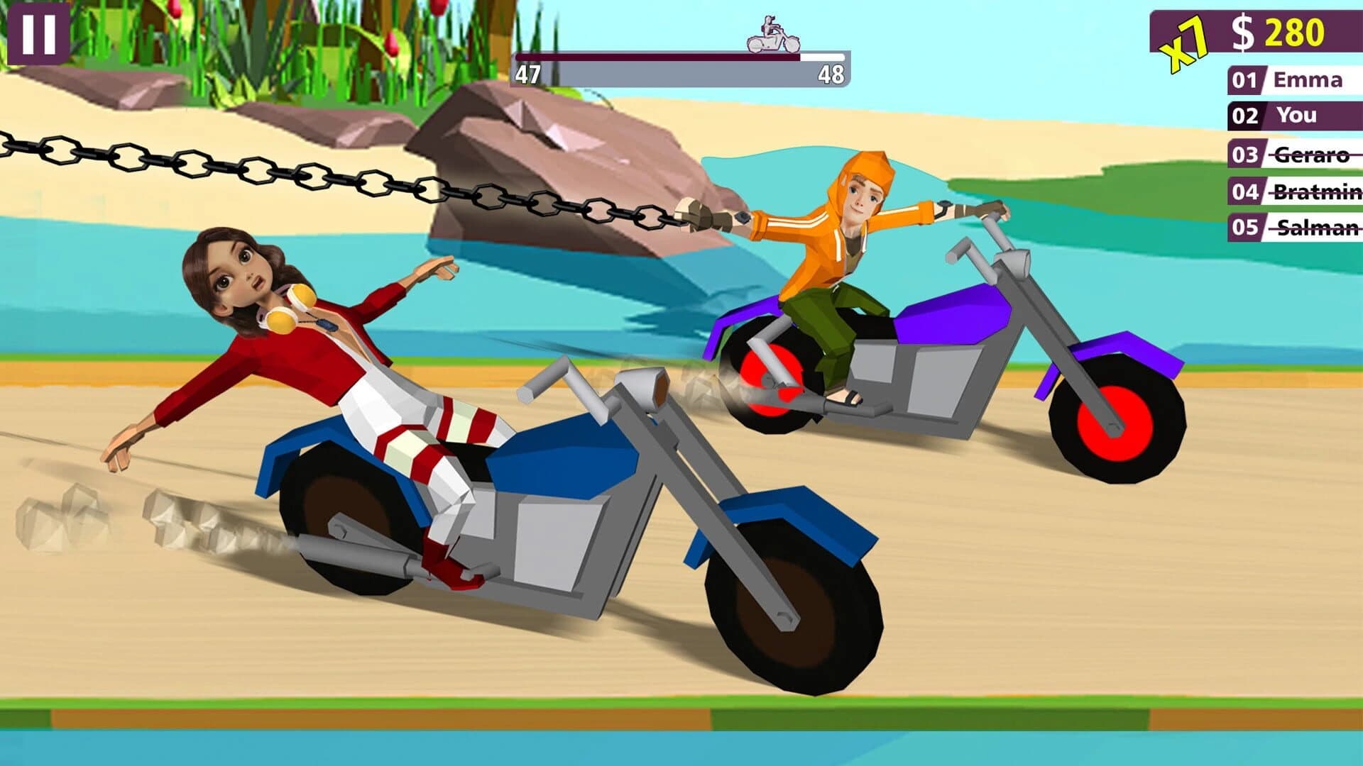 Racing Bike Fight screenshot 2