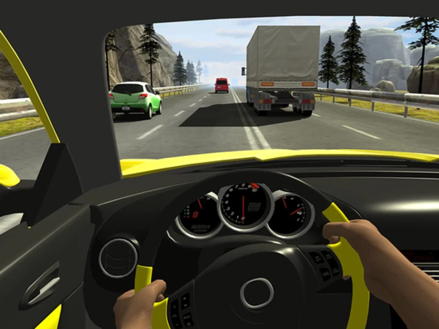 Racing in Car screenshot 5