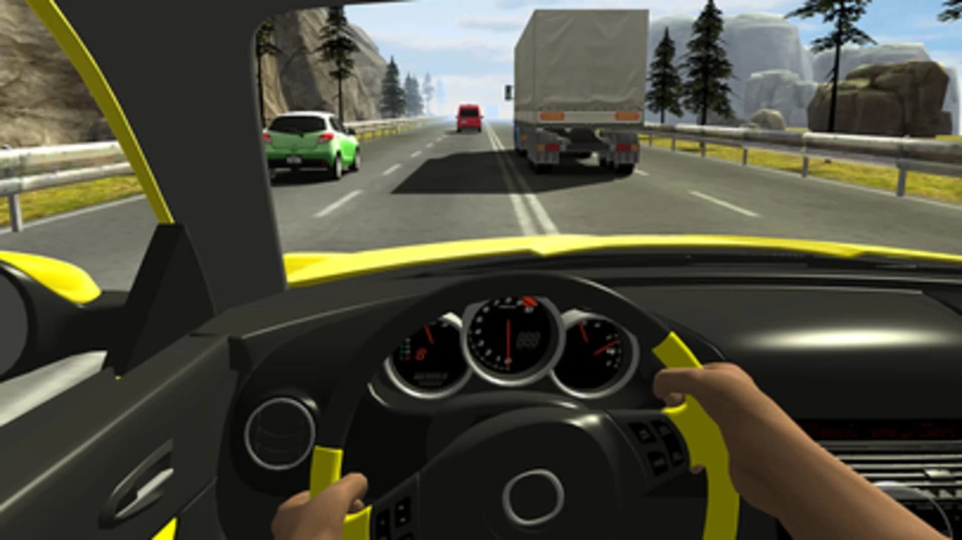 Racing in Car screenshot 4