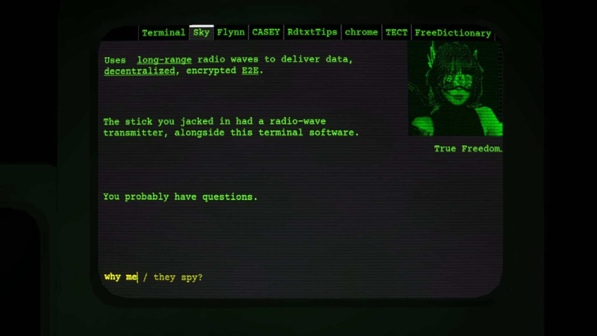 Radiotext screenshot 2