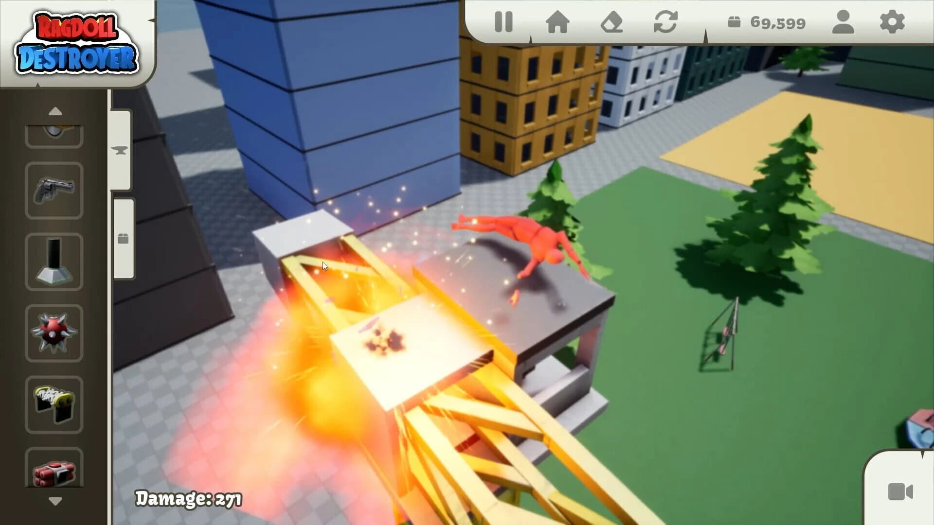 Ragdoll Destroyer screenshot 4
