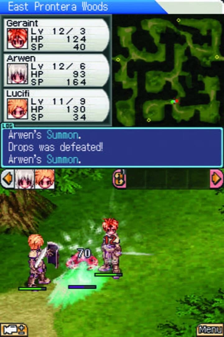Ragnarok DS screenshot 1