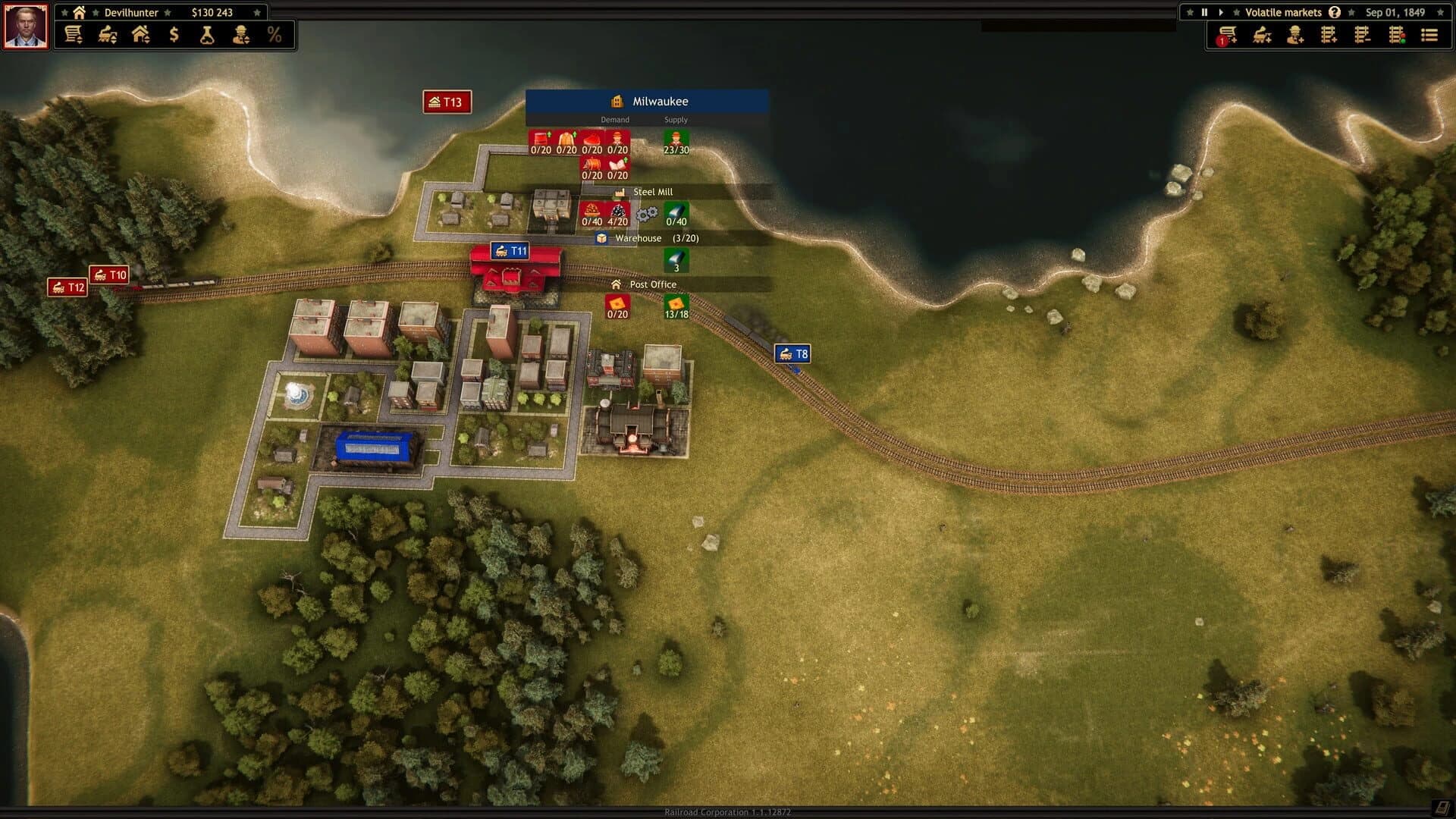 Railroad Corporation: Volatile Markets screenshot 5