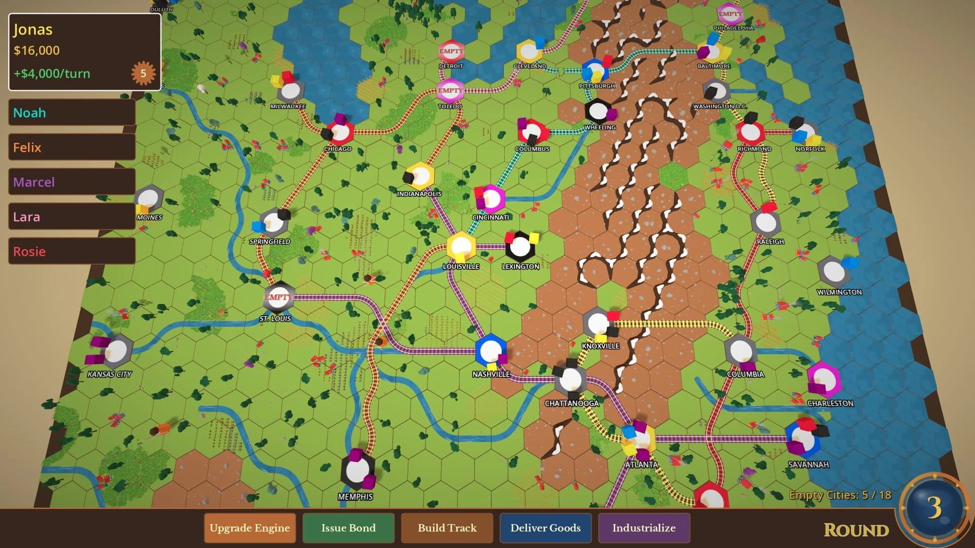 Rails & Rivals screenshot 3