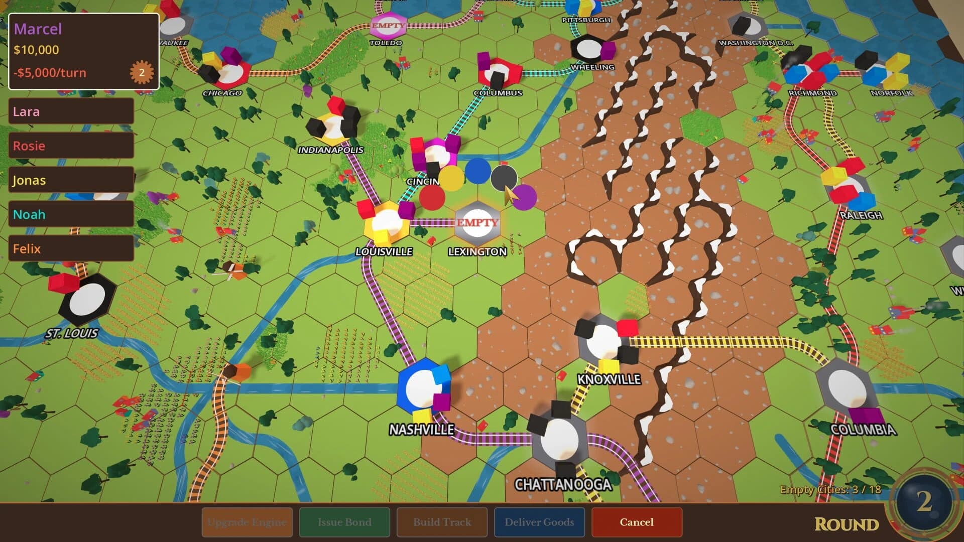 Rails & Rivals screenshot 2