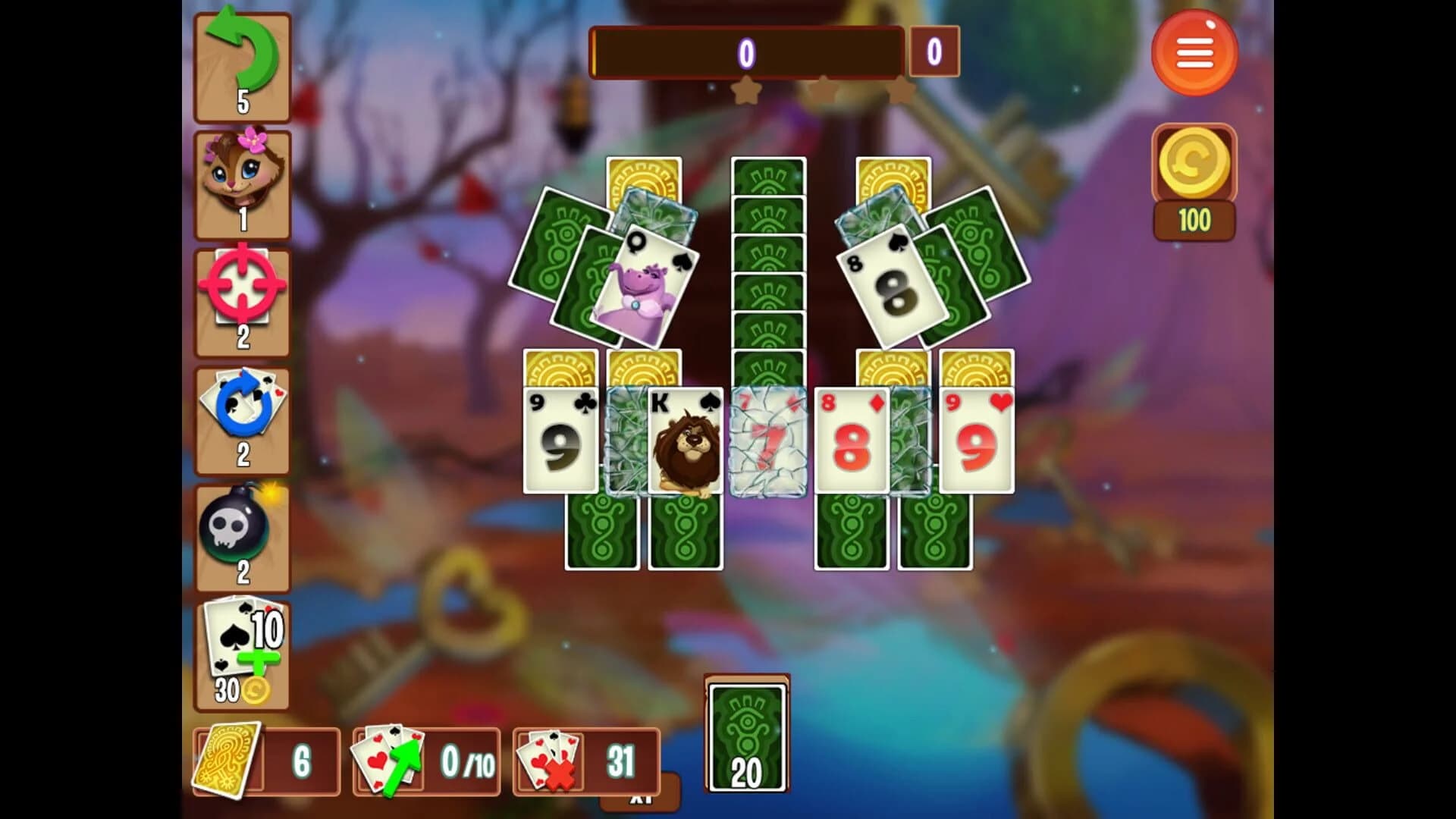 Rainforest Solitaire screenshot 5