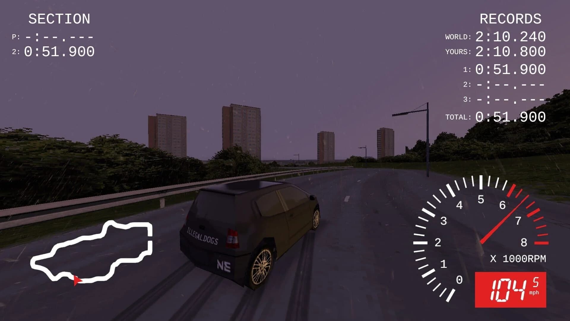 Rainy Day Racer screenshot 2