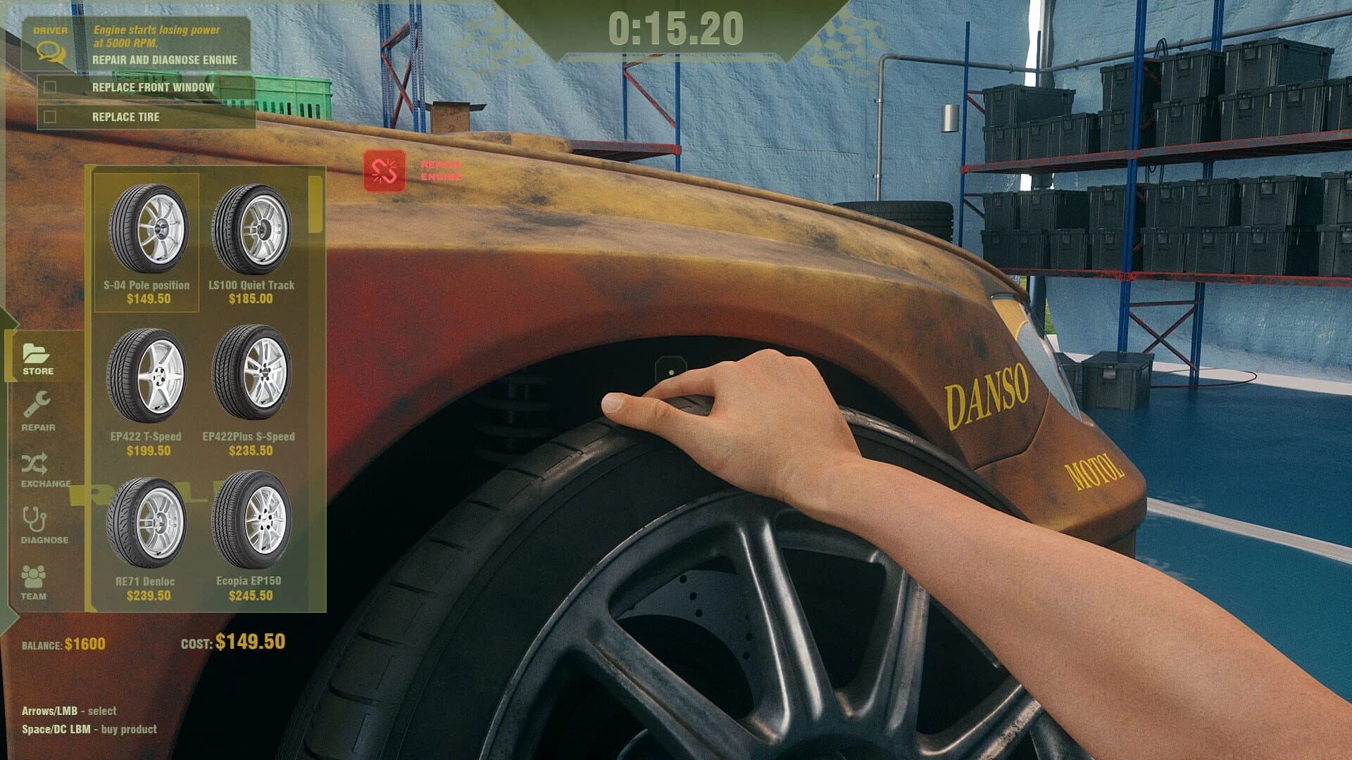 Rally Mechanic Simulator screenshot 3