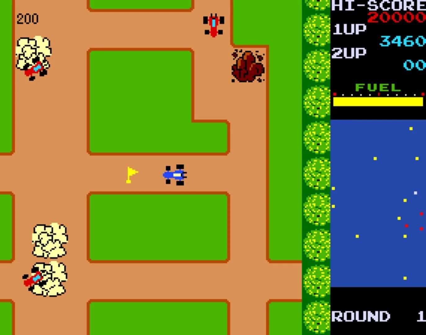 Rally-X screenshot 1