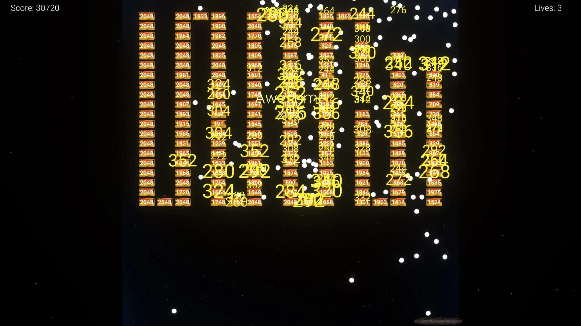 Rampage Ball 2048 screenshot 2