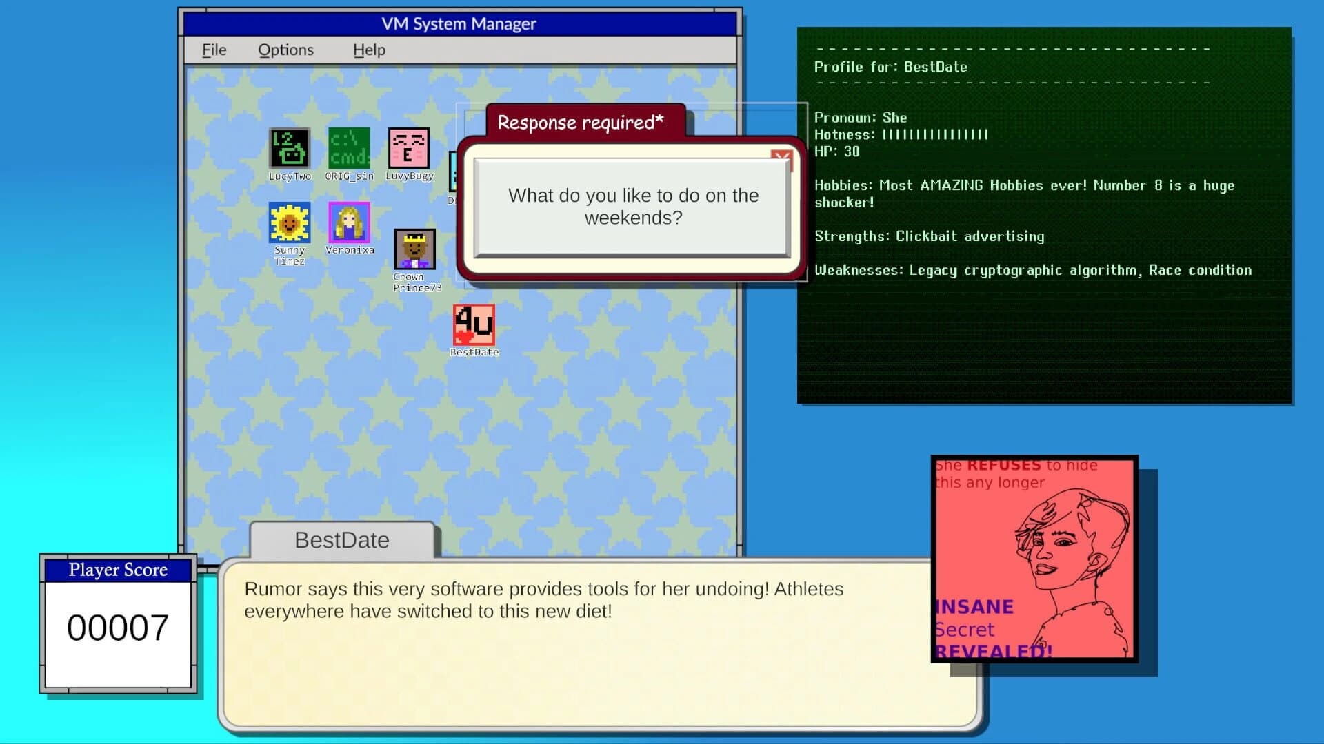 Ransomware Dating Sim screenshot 2