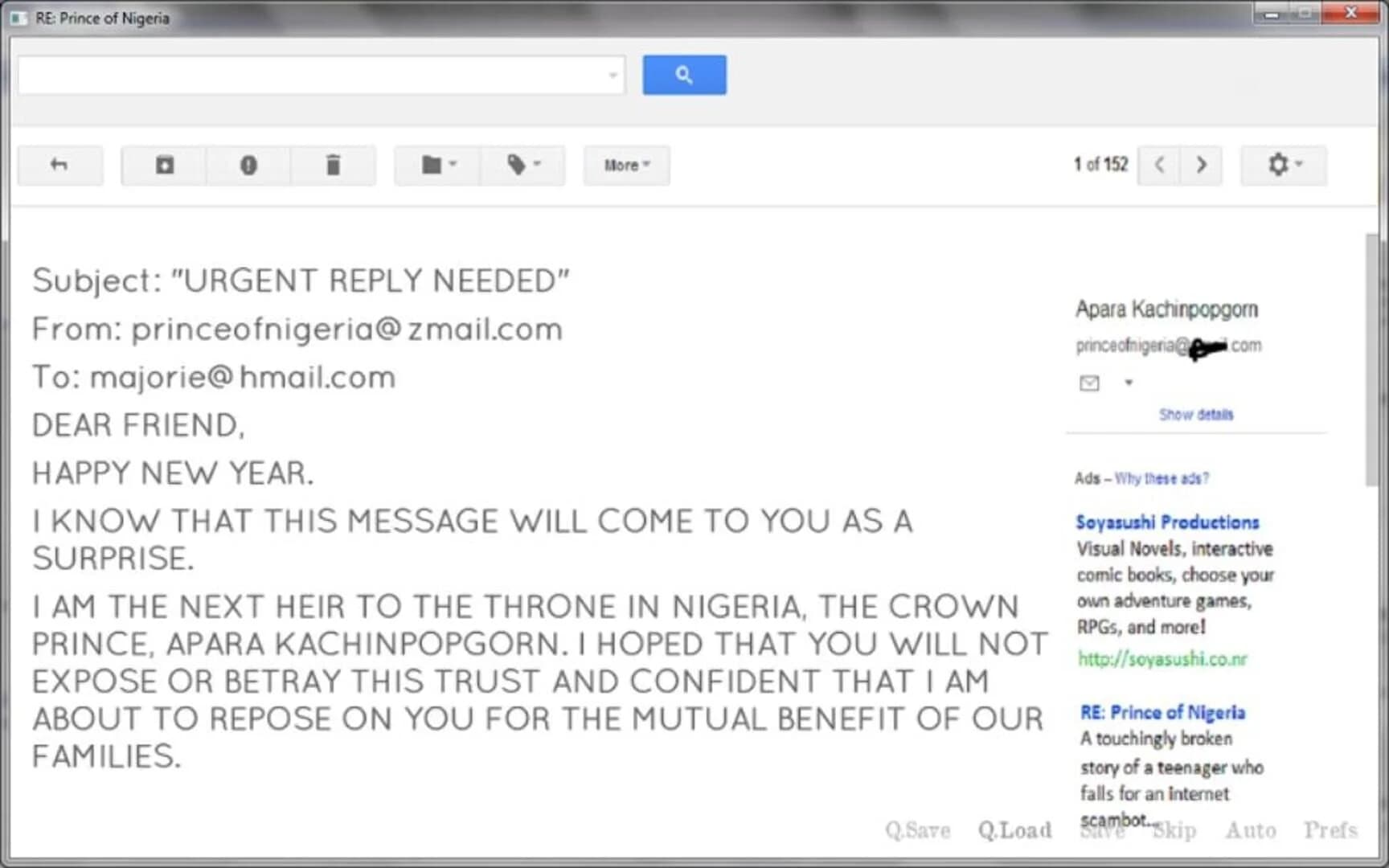 RE: Prince of Nigeria screenshot 1