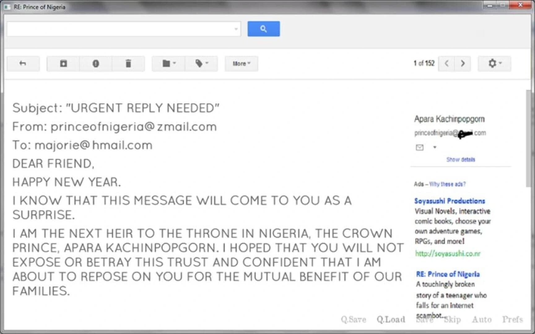 RE: Prince of Nigeria screenshot 1