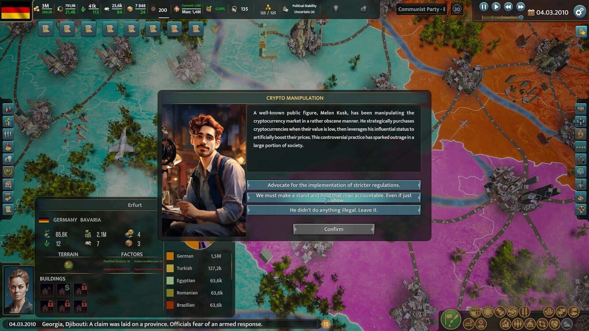 Realpolitiks 3: Earth and Beyond screenshot 3