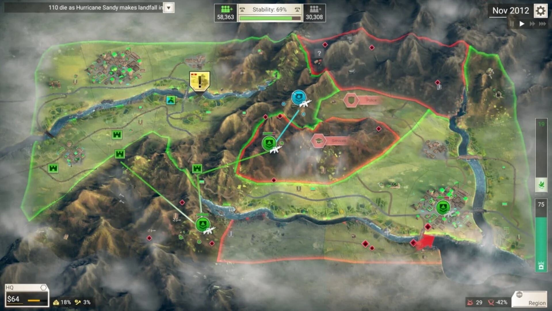 Rebel Inc: Escalation screenshot 2