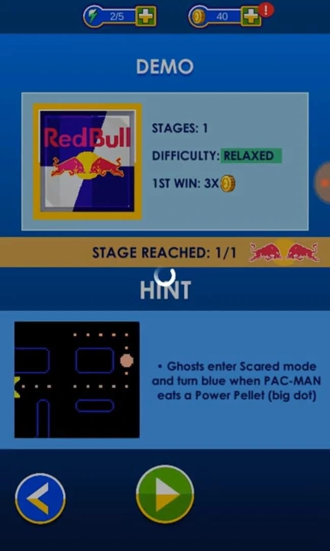 Red Bull Pac-Man screenshot 1