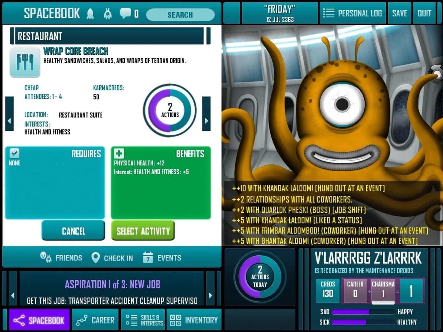 Redshirt screenshot 4