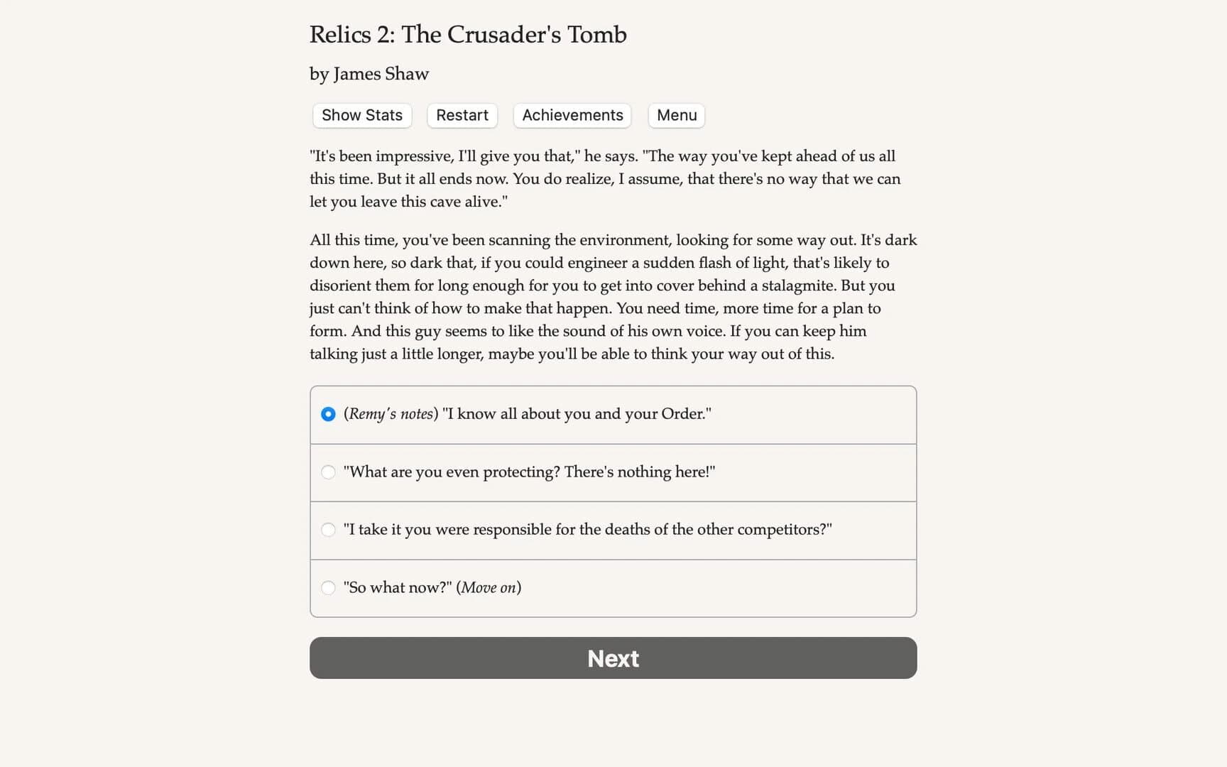 Relics 2: The Crusader's Tomb screenshot 3