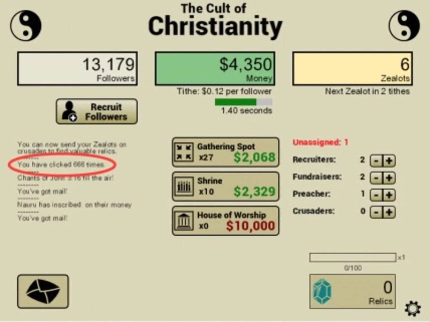 Religious Idle screenshot 3