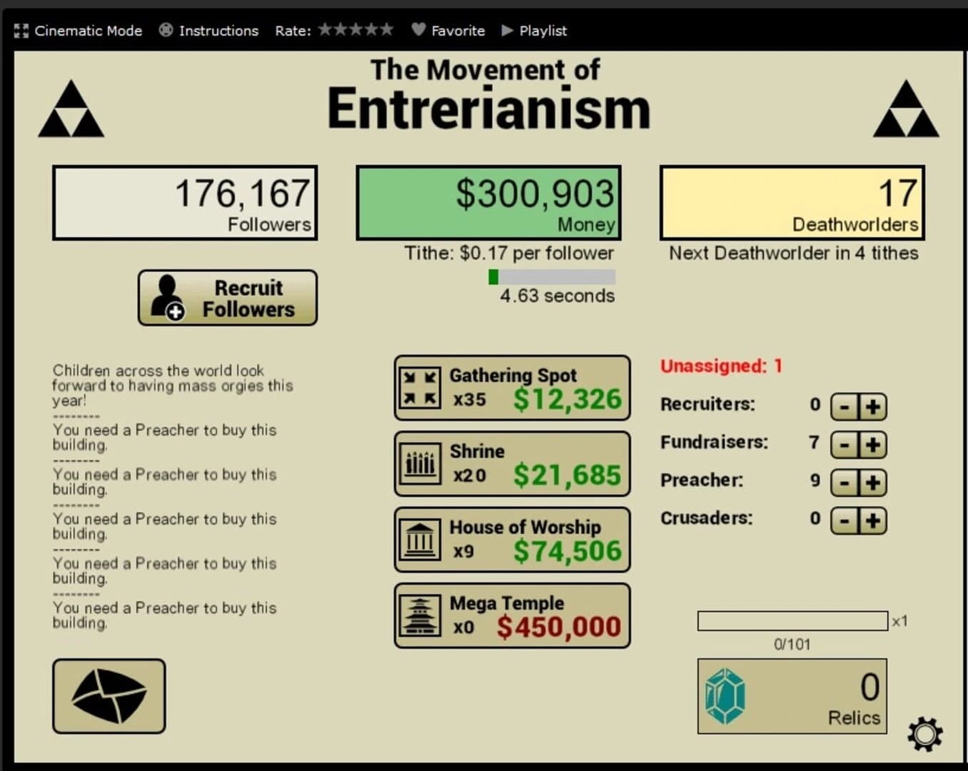 Religious Idle screenshot 2