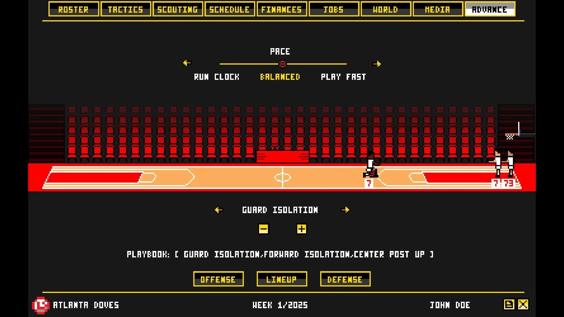 Retro Basketball Manager screenshot 3