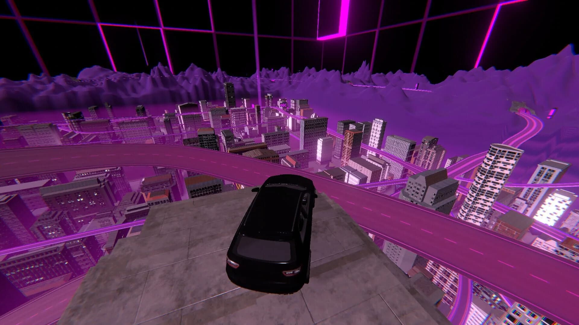 Rhythm Drive: Synthwave City screenshot 1