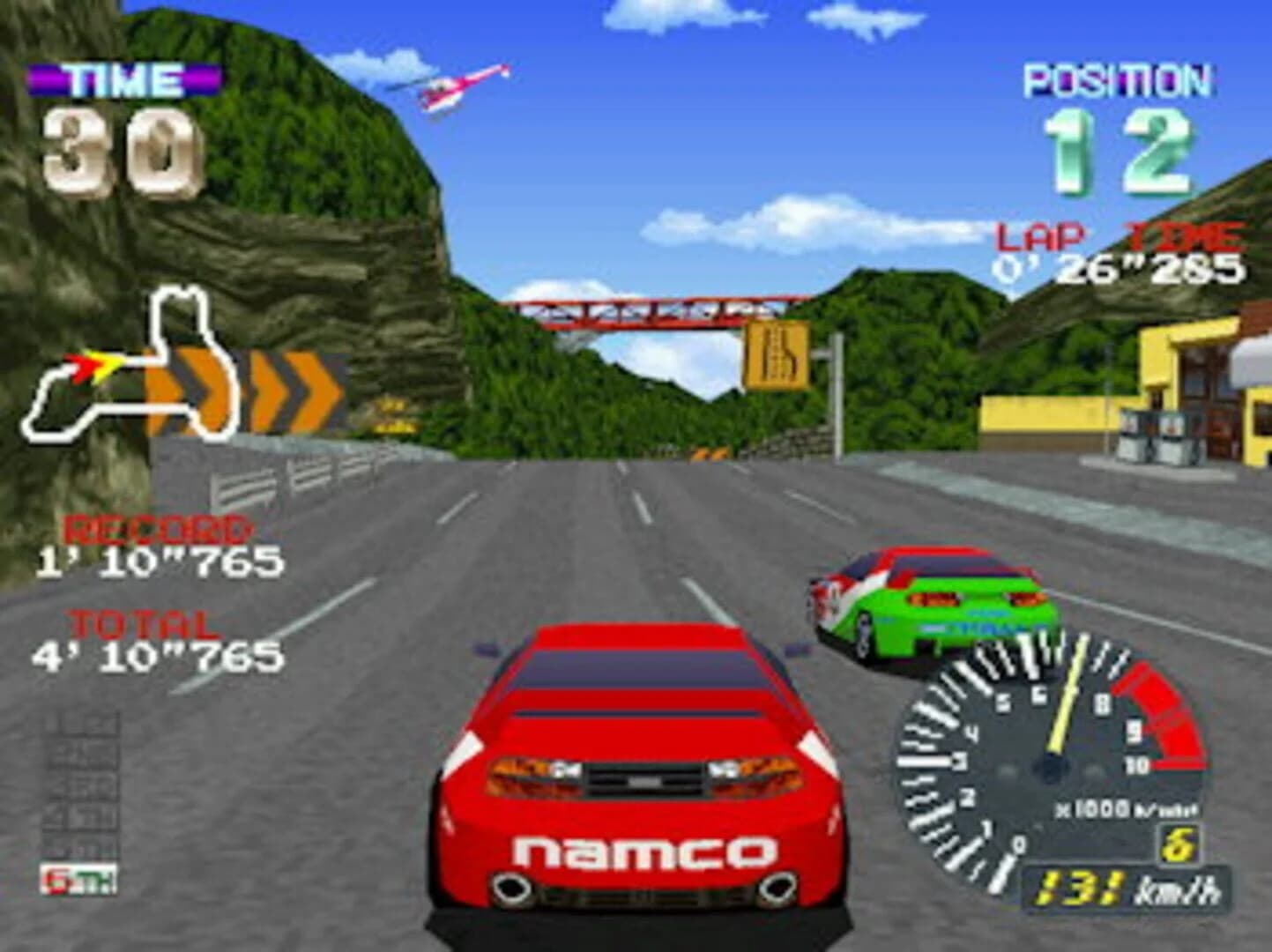 Ridge Racer Revolution screenshot 2