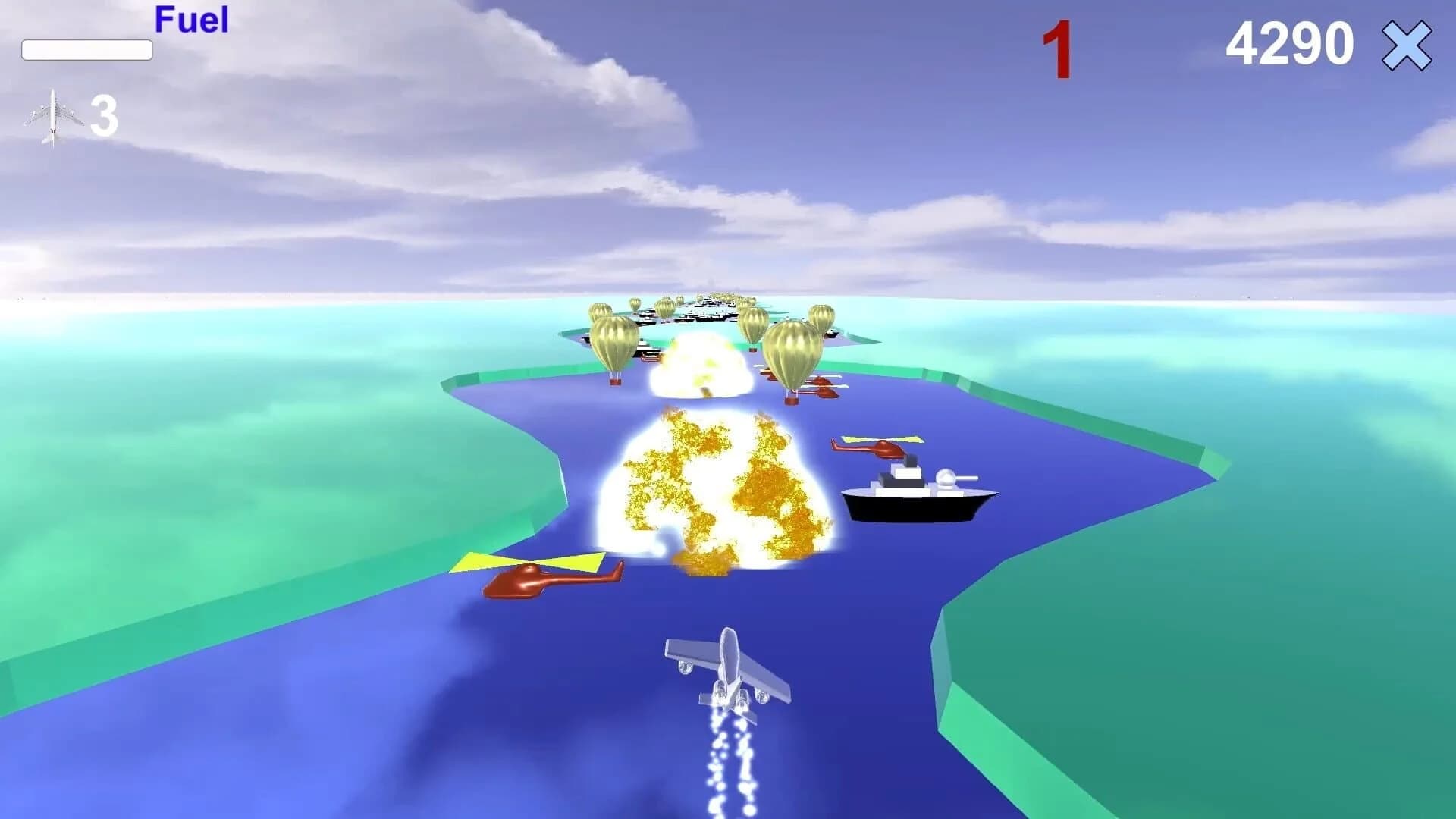 River Raid 3D screenshot 4