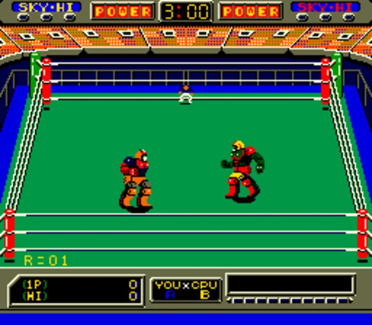 Robo Wrestle 2001 screenshot 1