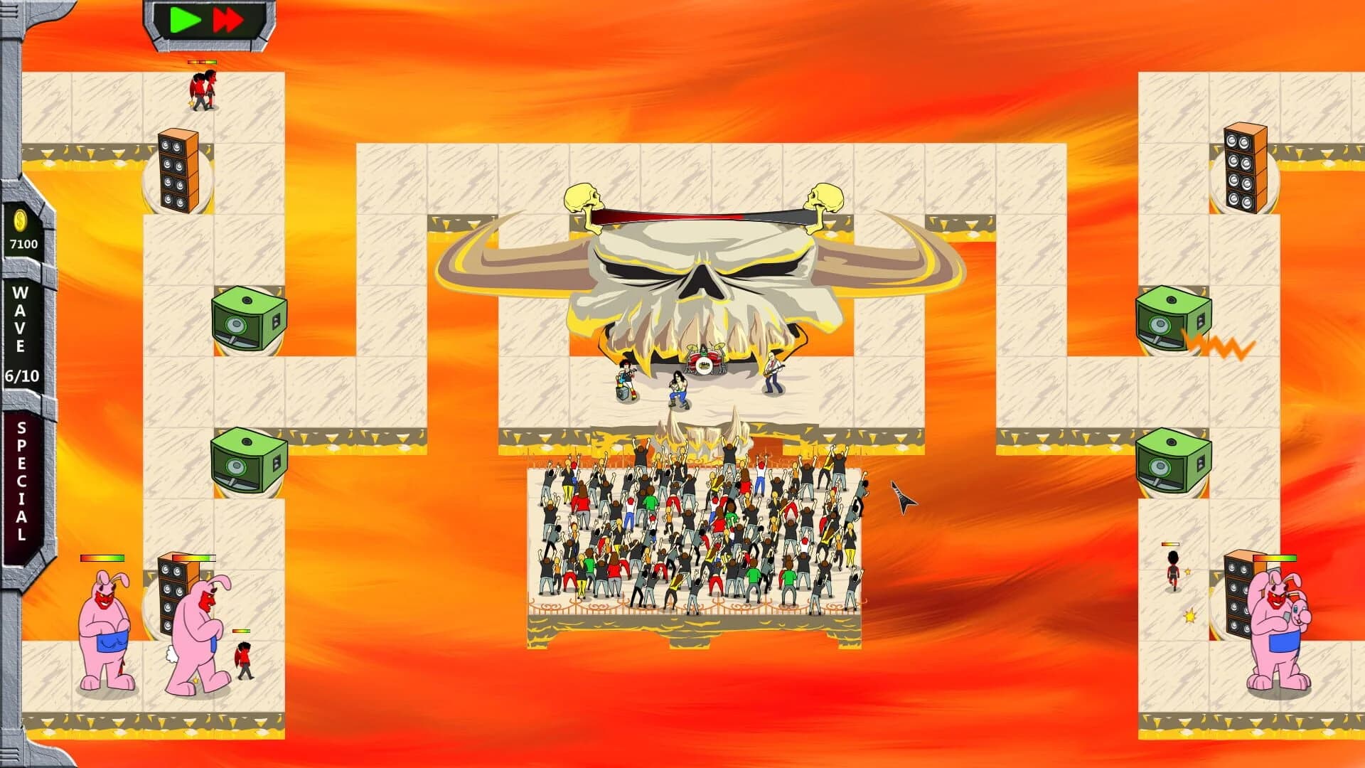 Rock 'N' Roll Defense screenshot 3