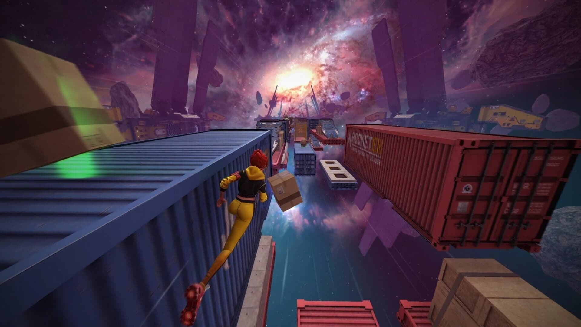 Rocket Boots Mania: Space Train screenshot 2
