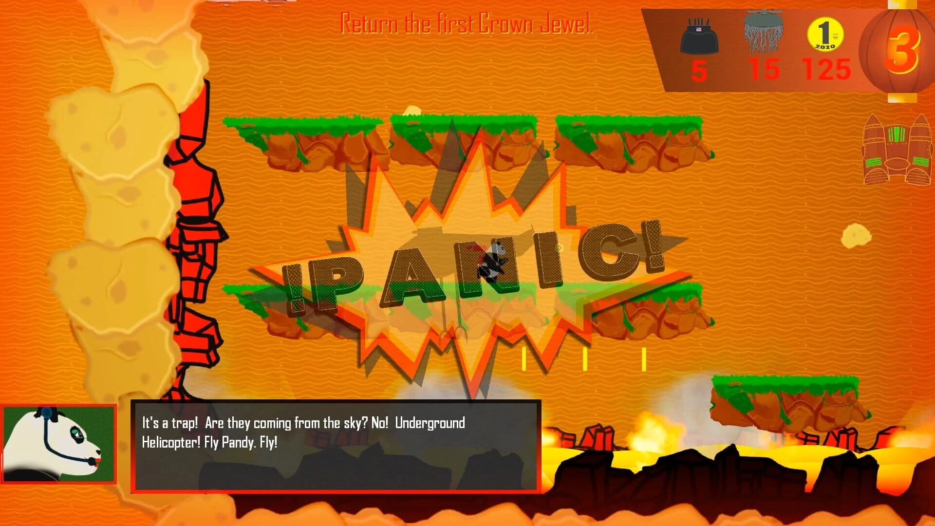 Rocket Panda Panic screenshot 4