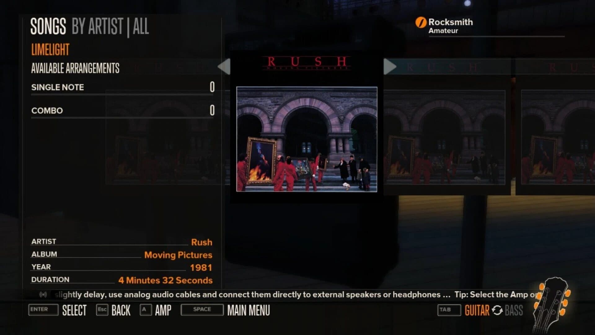 Rocksmith: Rush 5-Song Pack screenshot 1